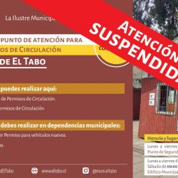 Suspendido punto de permiso de circulación en El Tabo