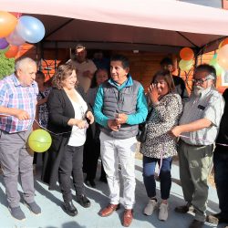 Municipio y Comunidad El Tránsito festejaron sus nuevas luminarias y arreglo de caminos